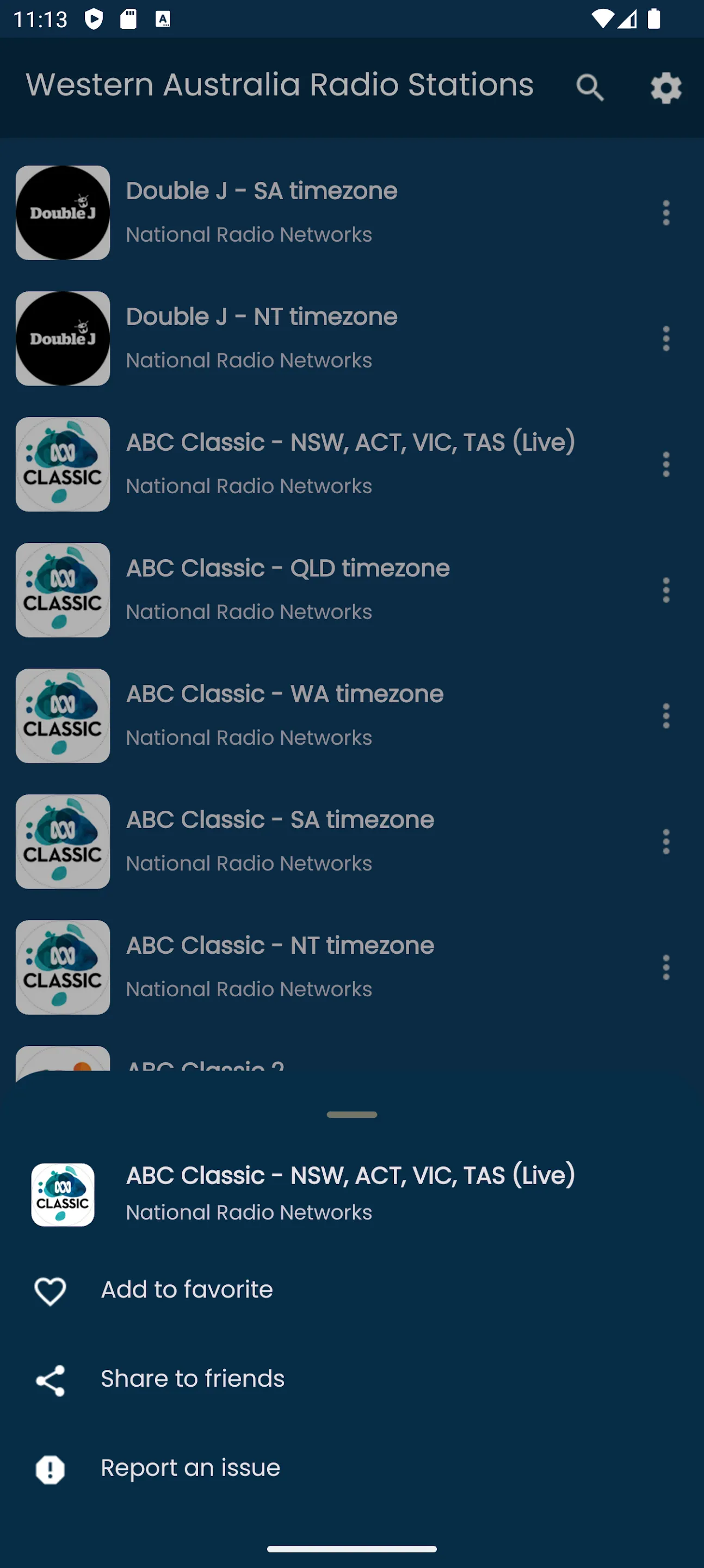 Radios from Western Australia | Indus Appstore | Screenshot