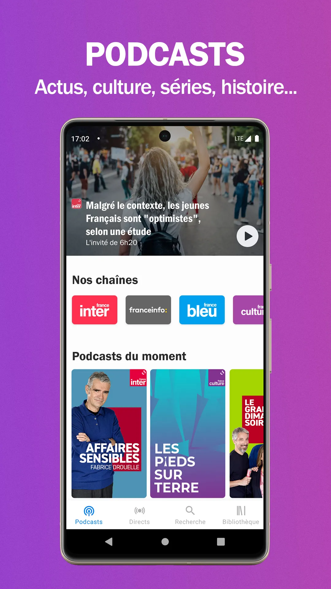 Radio France : radios, podcast | Indus Appstore | Screenshot