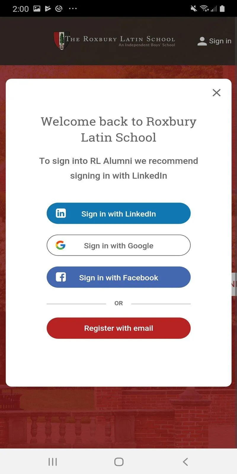 RL Alumni | Indus Appstore | Screenshot