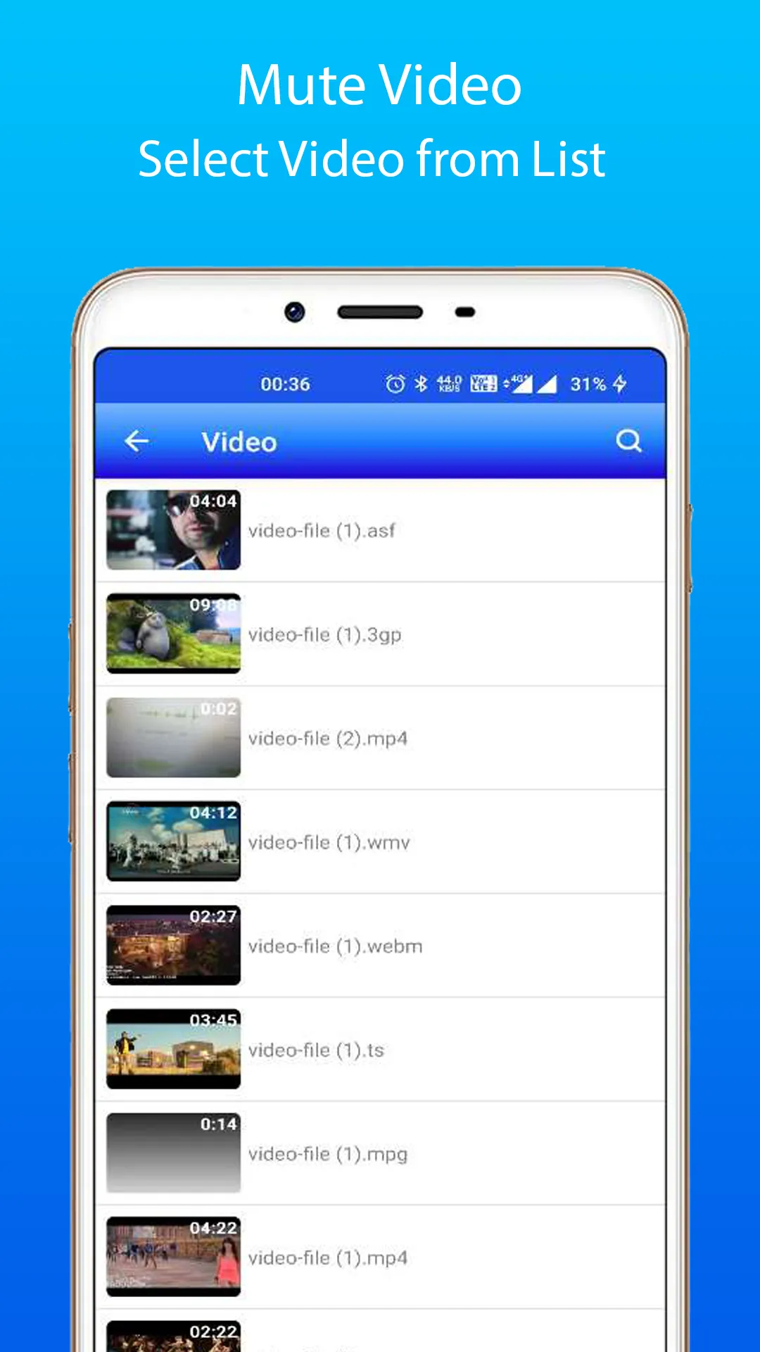 Video Sound Editor, Mute Video | Indus Appstore | Screenshot