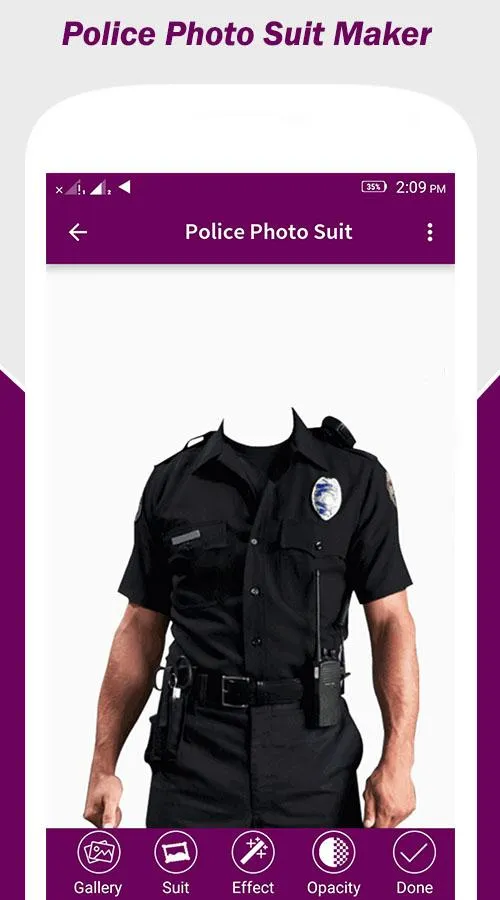 Police Photo Suit | Indus Appstore | Screenshot