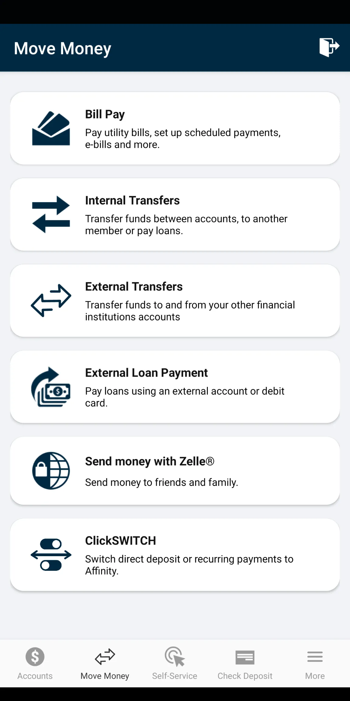 Affinity Federal Credit Union | Indus Appstore | Screenshot