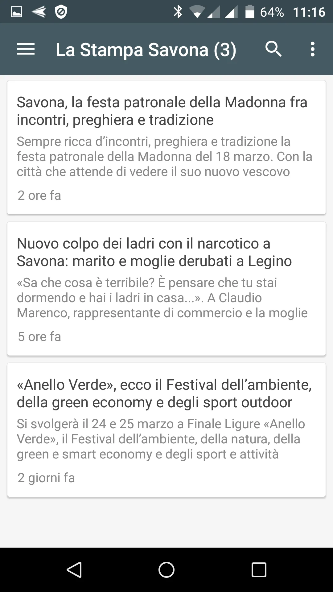 Savona notizie locali | Indus Appstore | Screenshot