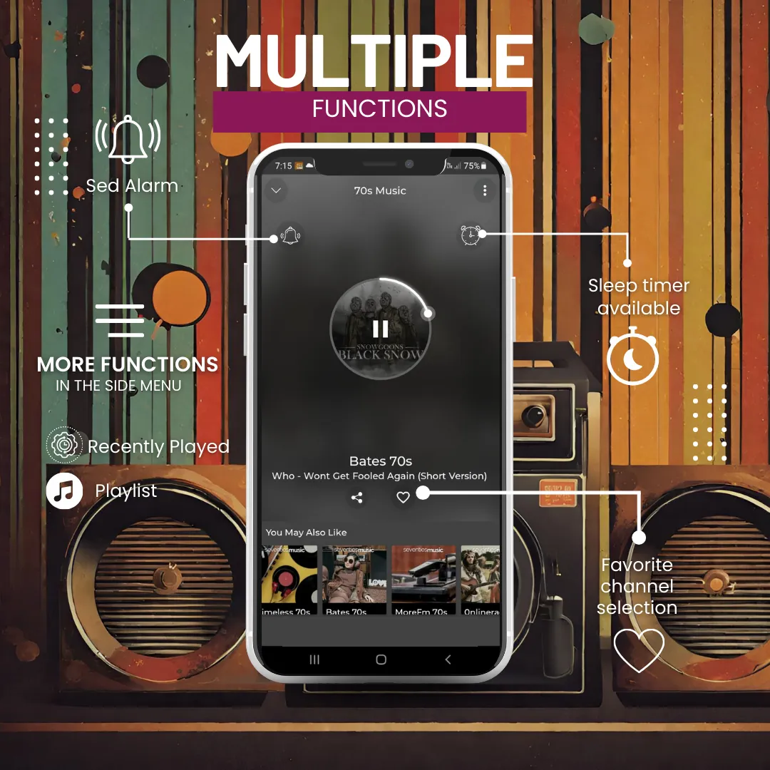 70s Music | Indus Appstore | Screenshot