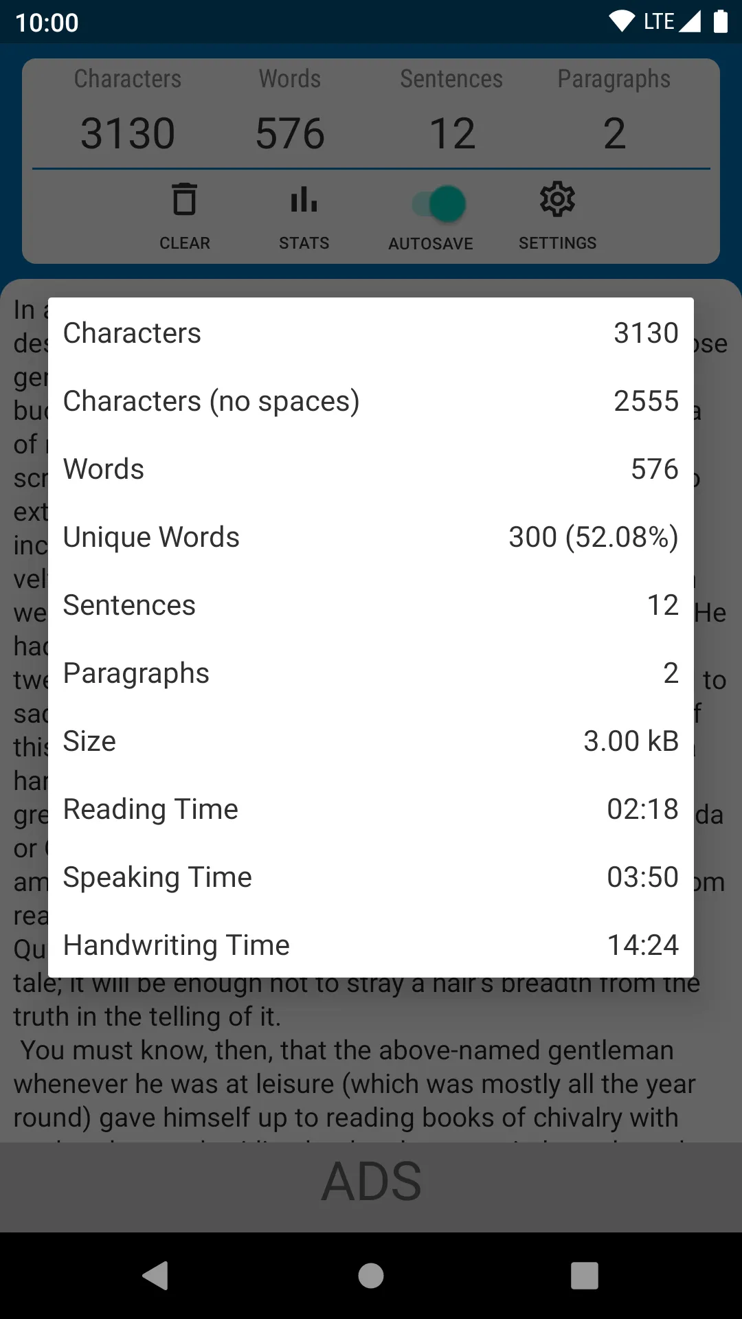 Word Counter | Indus Appstore | Screenshot