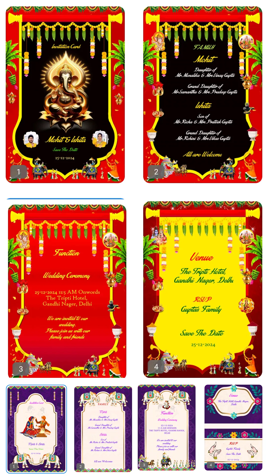 Quick Invitation Card Maker | Indus Appstore | Screenshot