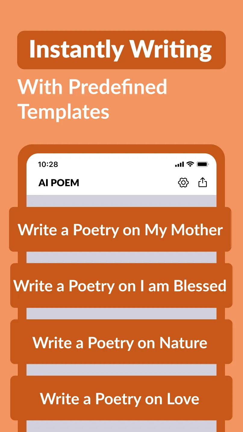 AI Poem Generator-Write a Poem | Indus Appstore | Screenshot