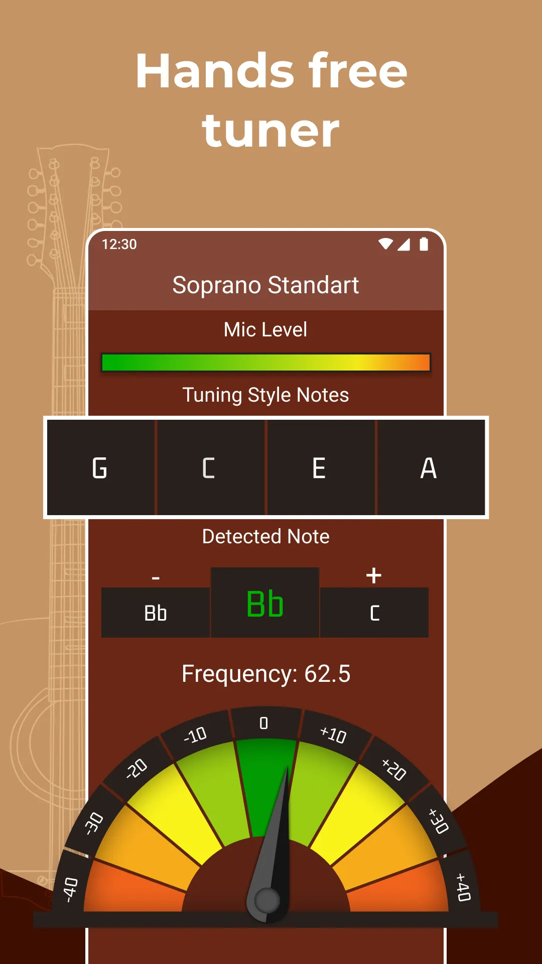 Ukulele Tuner | Indus Appstore | Screenshot