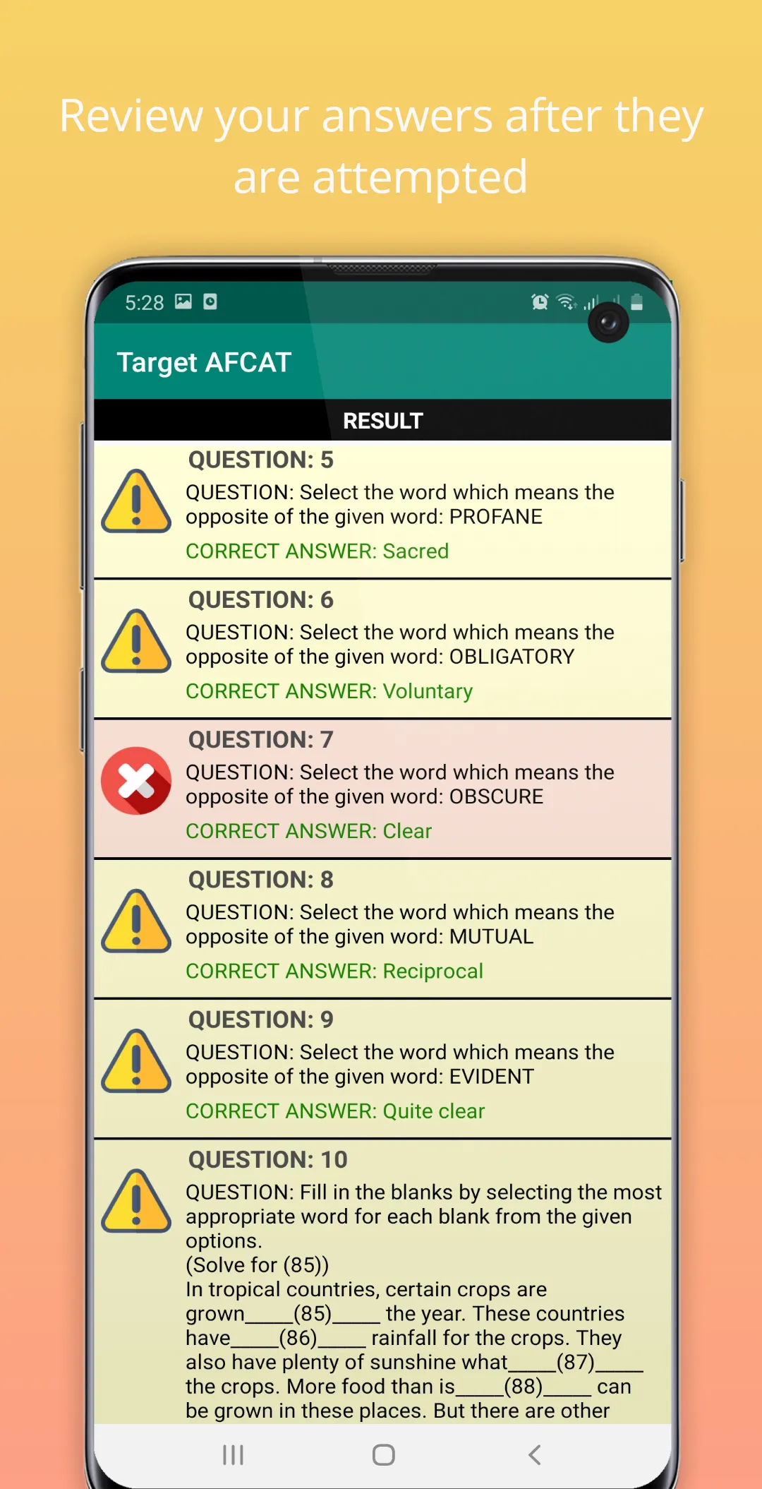 Target AFCAT | Indus Appstore | Screenshot