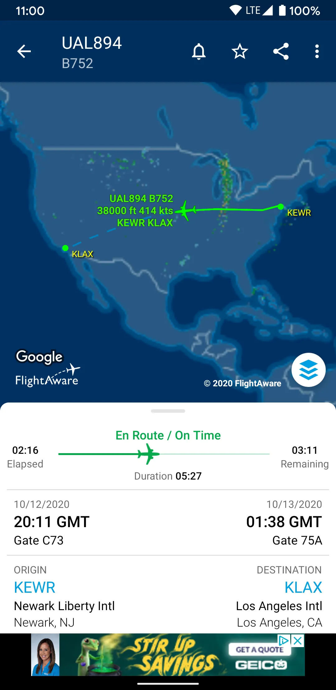 FlightAware Flight Tracker | Indus Appstore | Screenshot