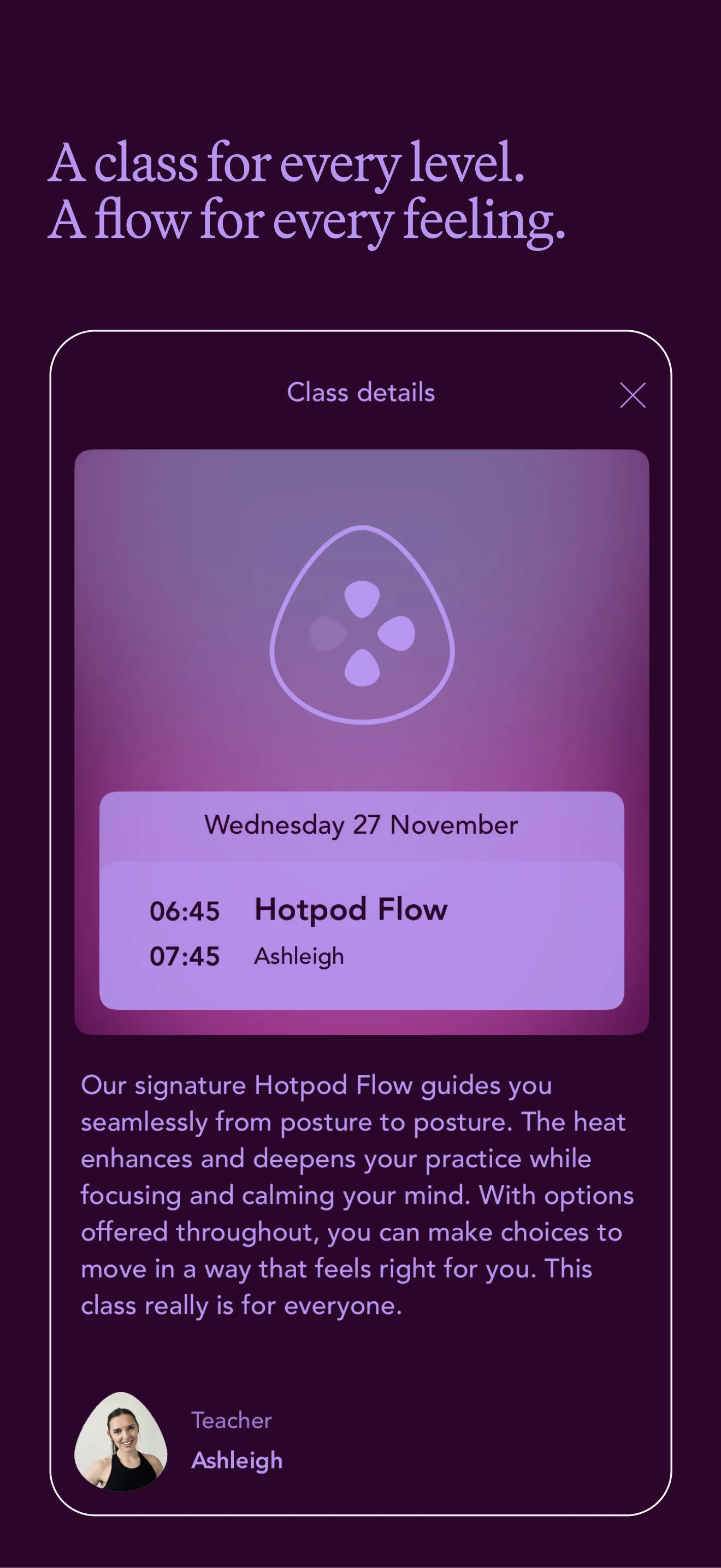 Hotpod Yoga | Indus Appstore | Screenshot