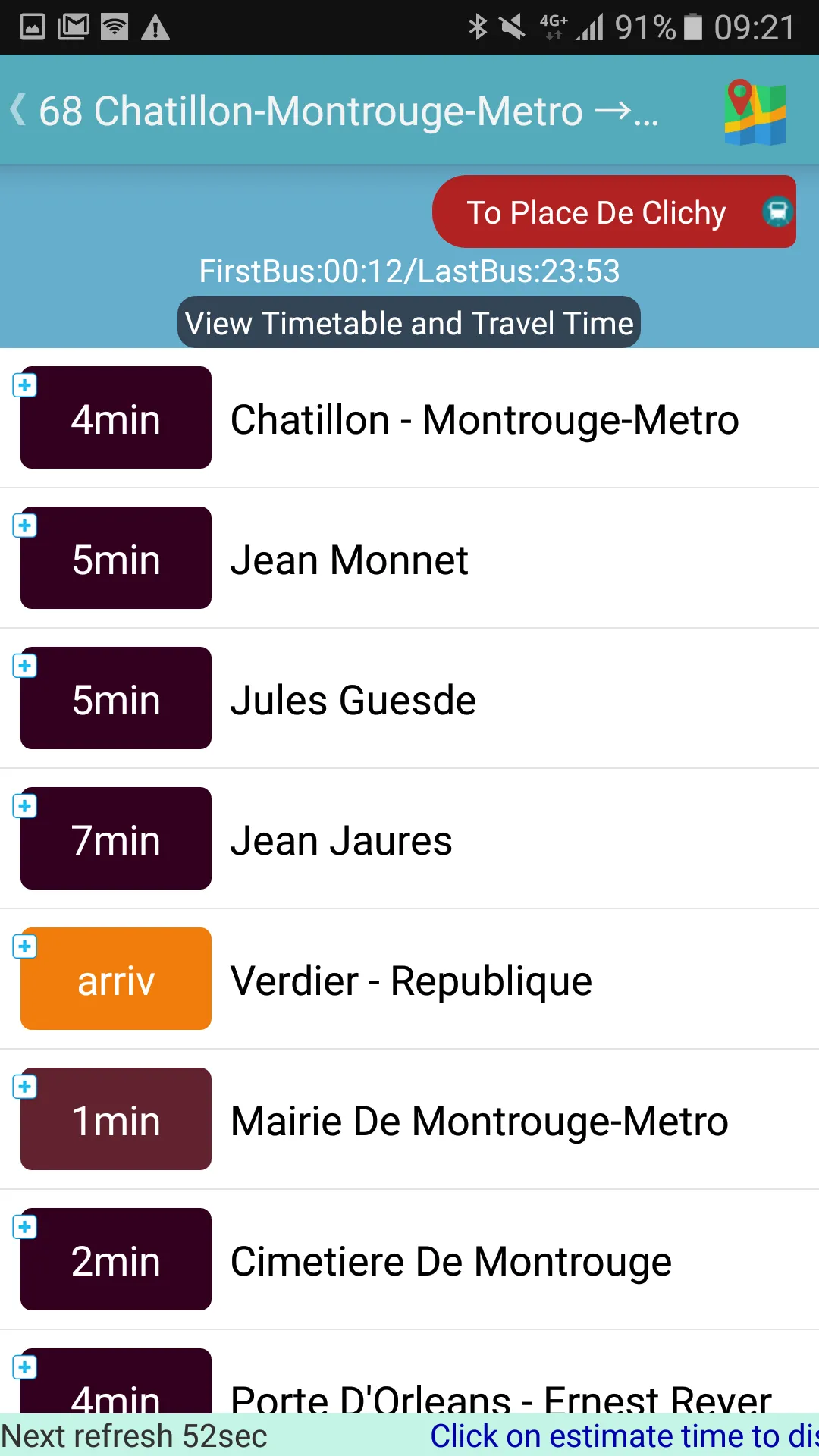 Paris Bus | Indus Appstore | Screenshot