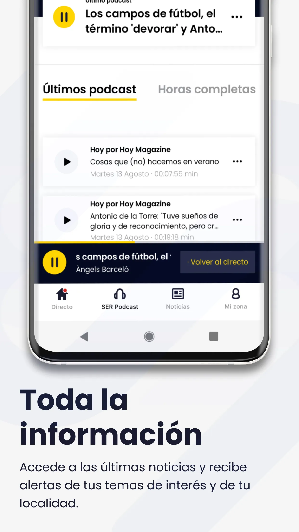 Cadena SER Radio | Indus Appstore | Screenshot