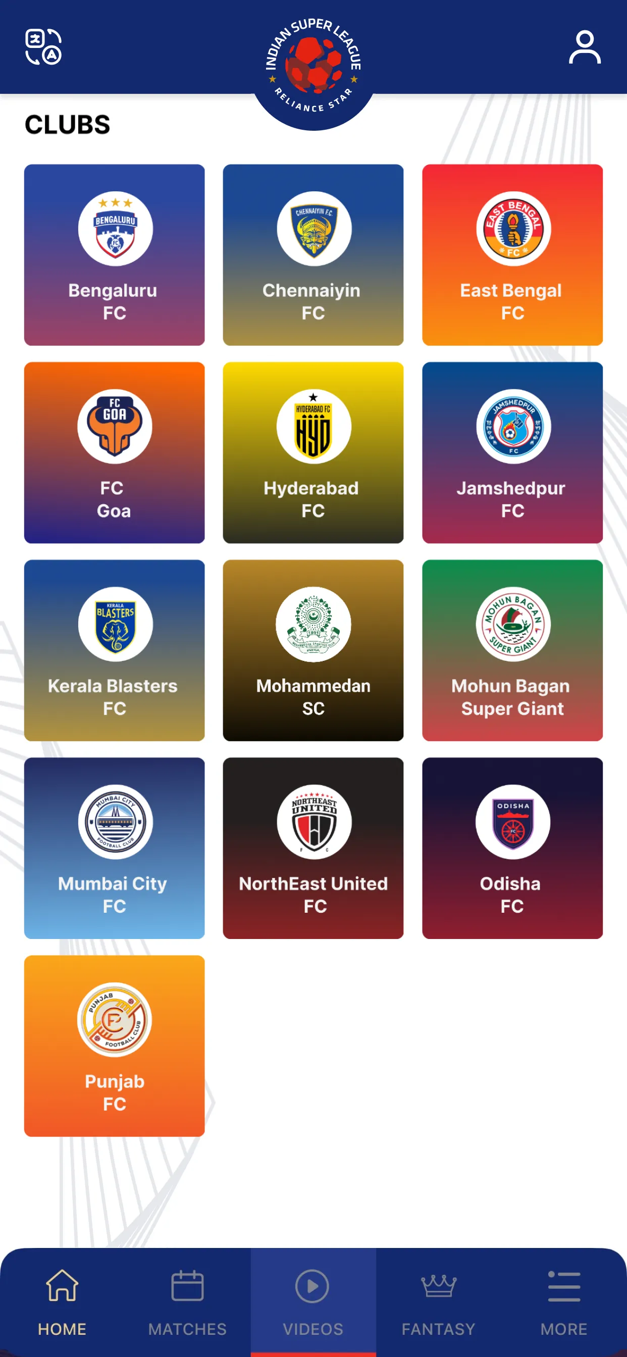 Indian Super League Official | Indus Appstore | Screenshot