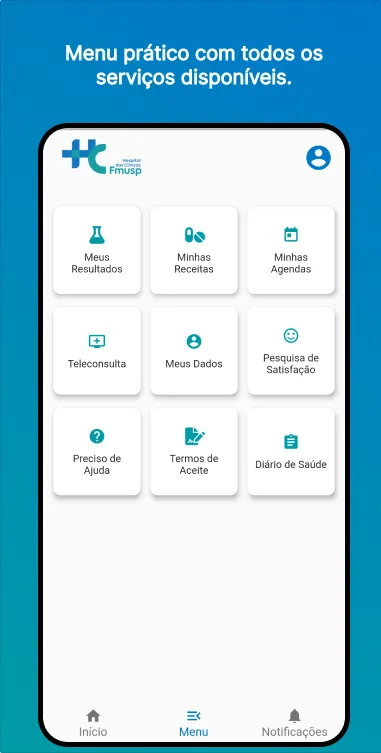 Portal do Paciente HC | Indus Appstore | Screenshot