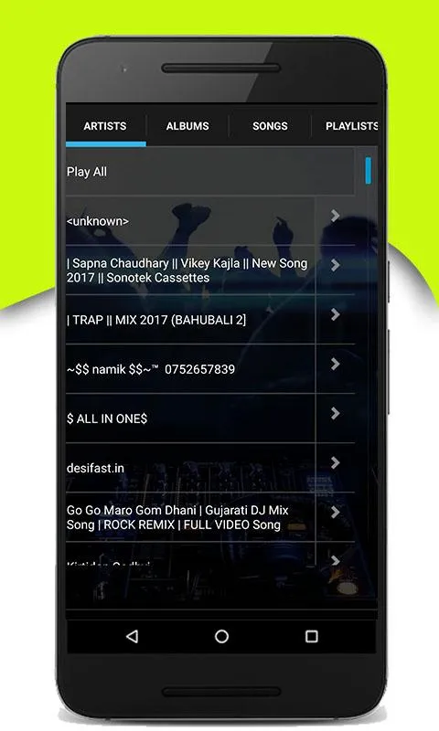 DJ Player | Indus Appstore | Screenshot