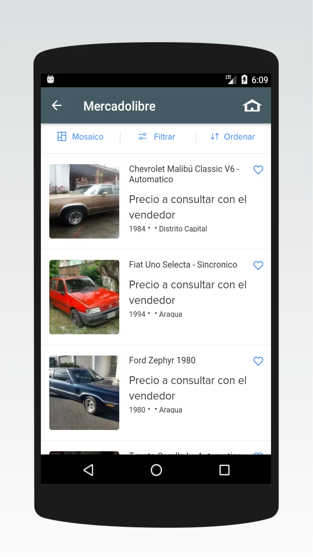 Carros en Venta Venezuela | Indus Appstore | Screenshot