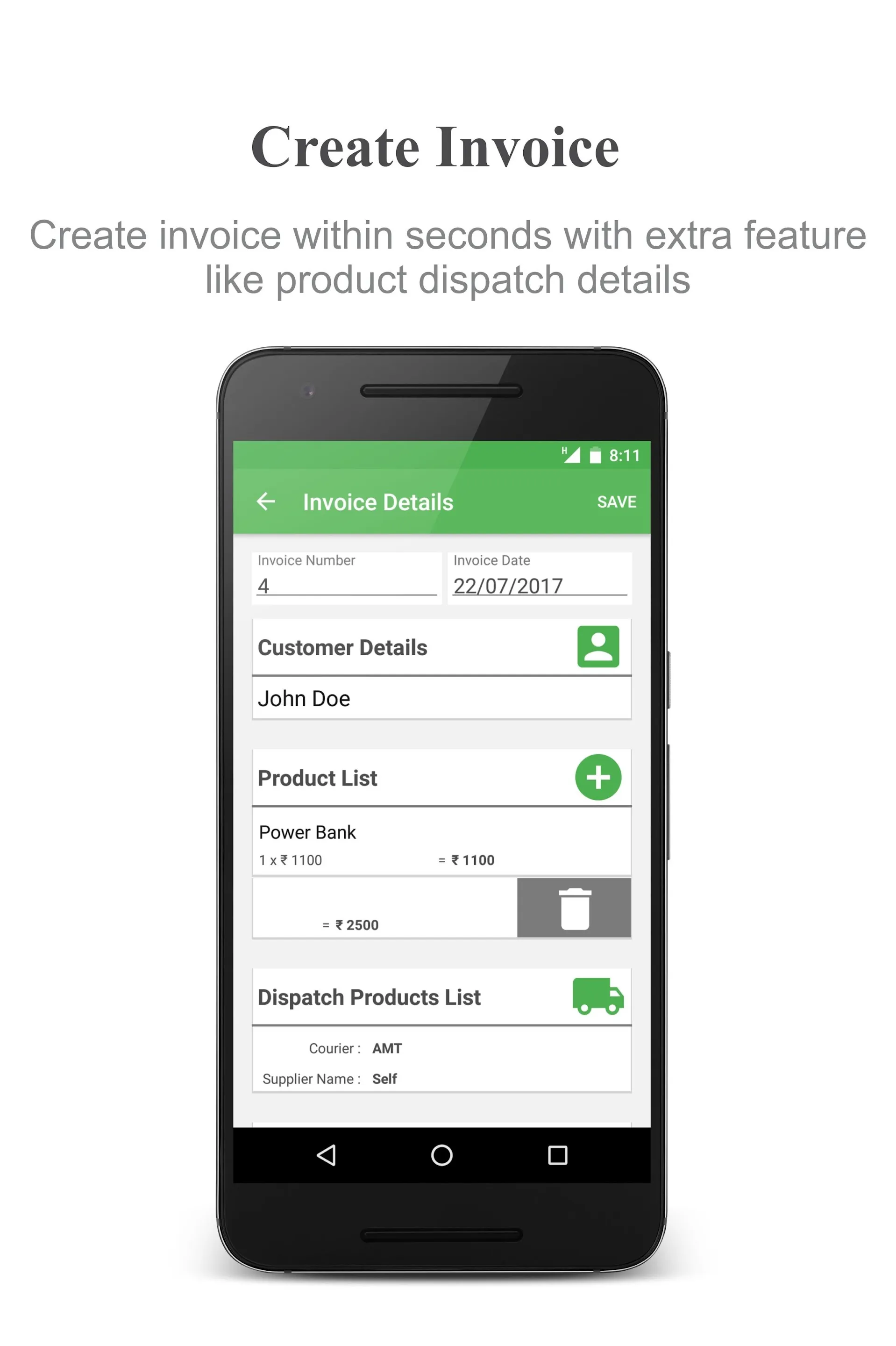 BillVoice - Invoicing app | Indus Appstore | Screenshot