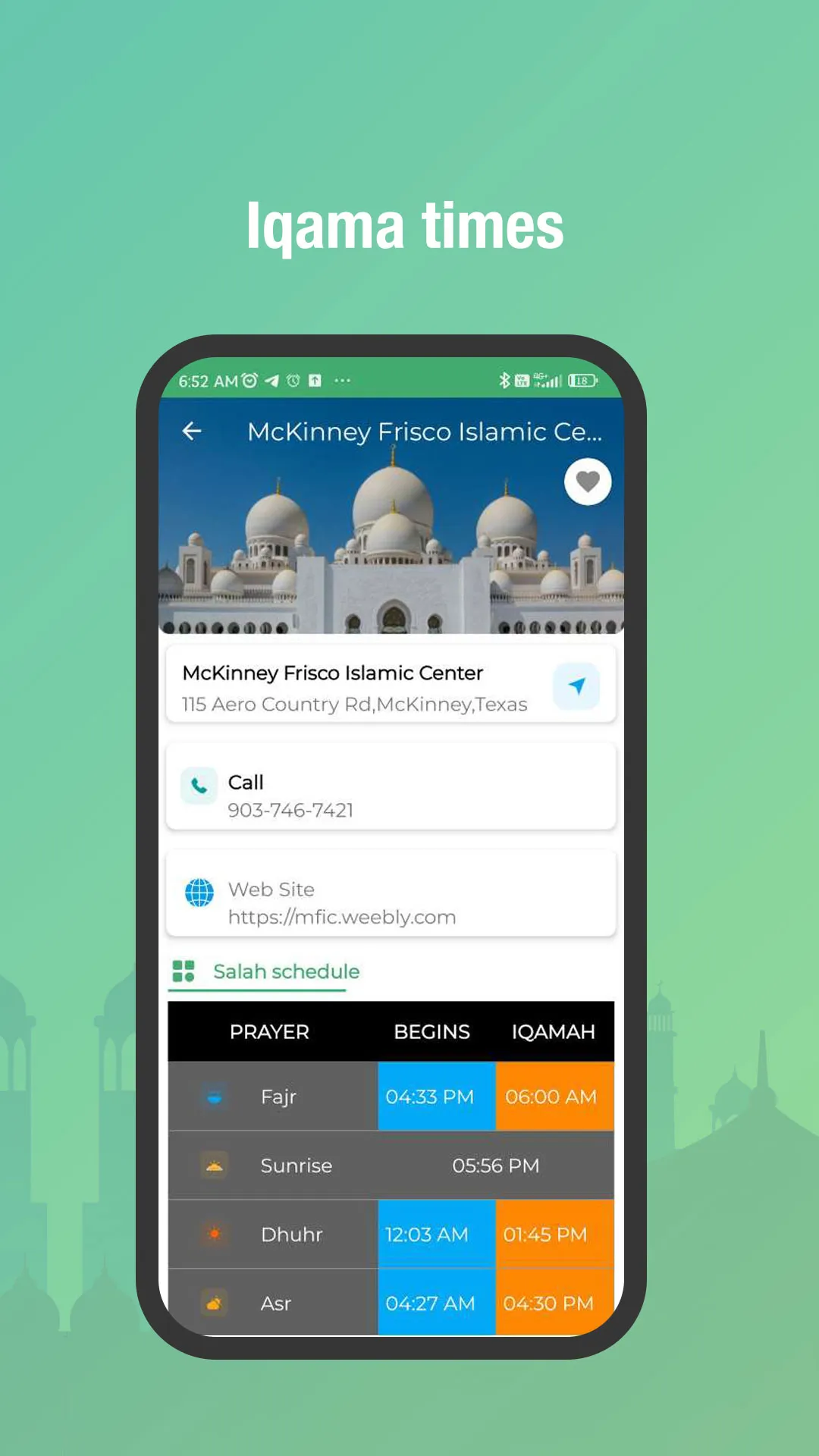 Muslim Directory: Adhan Times | Indus Appstore | Screenshot