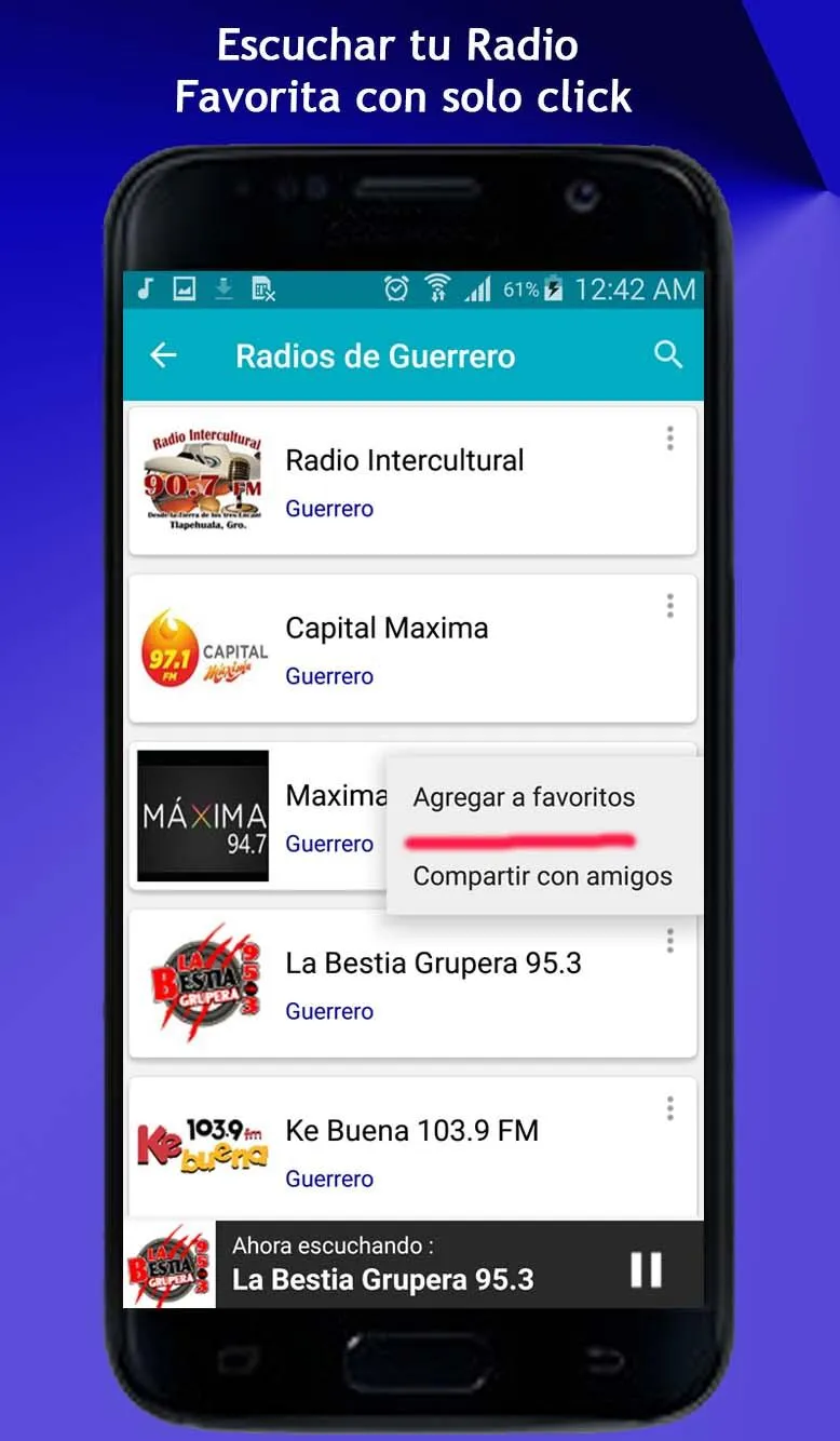 Radios de Guerrero | Indus Appstore | Screenshot