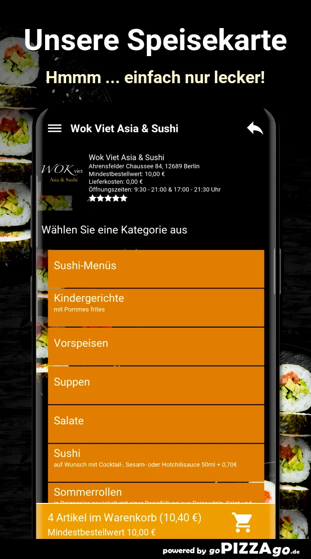 Wok Viet Asia - Sushi Berlin | Indus Appstore | Screenshot