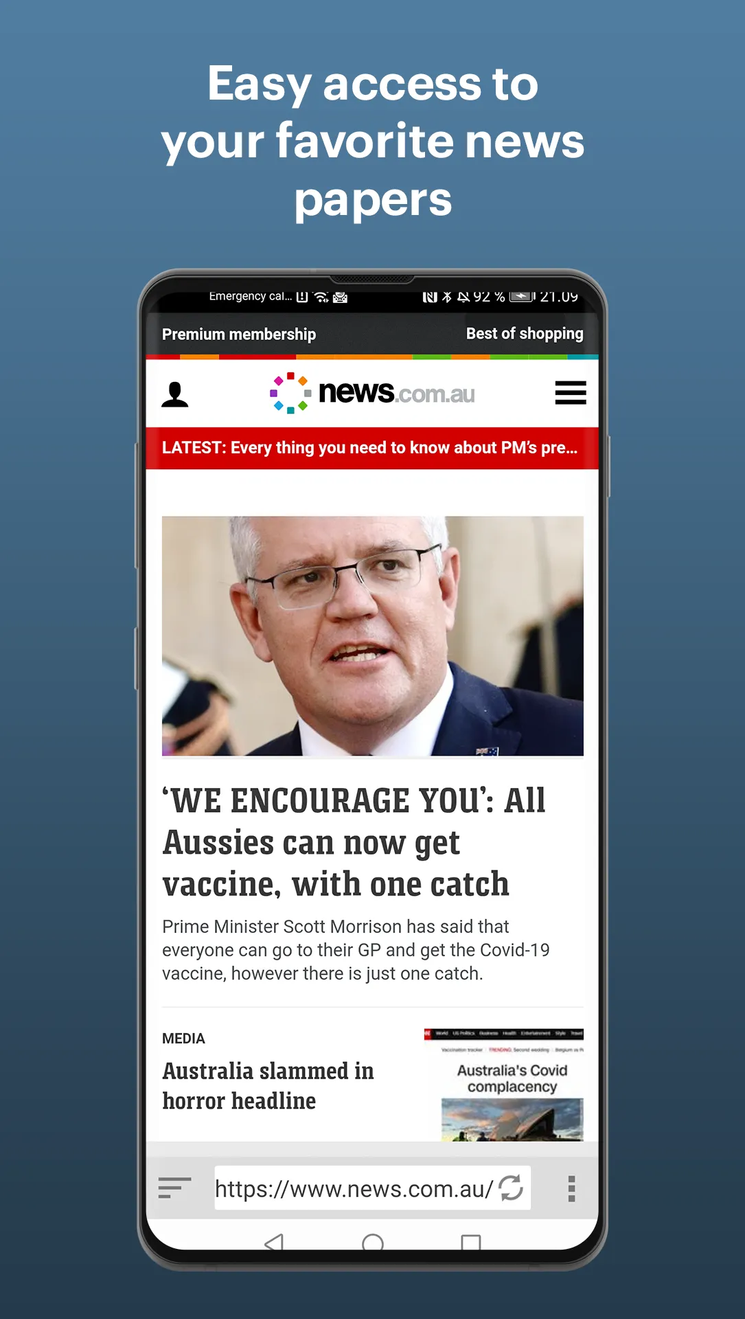 Australia Newspapers | Indus Appstore | Screenshot