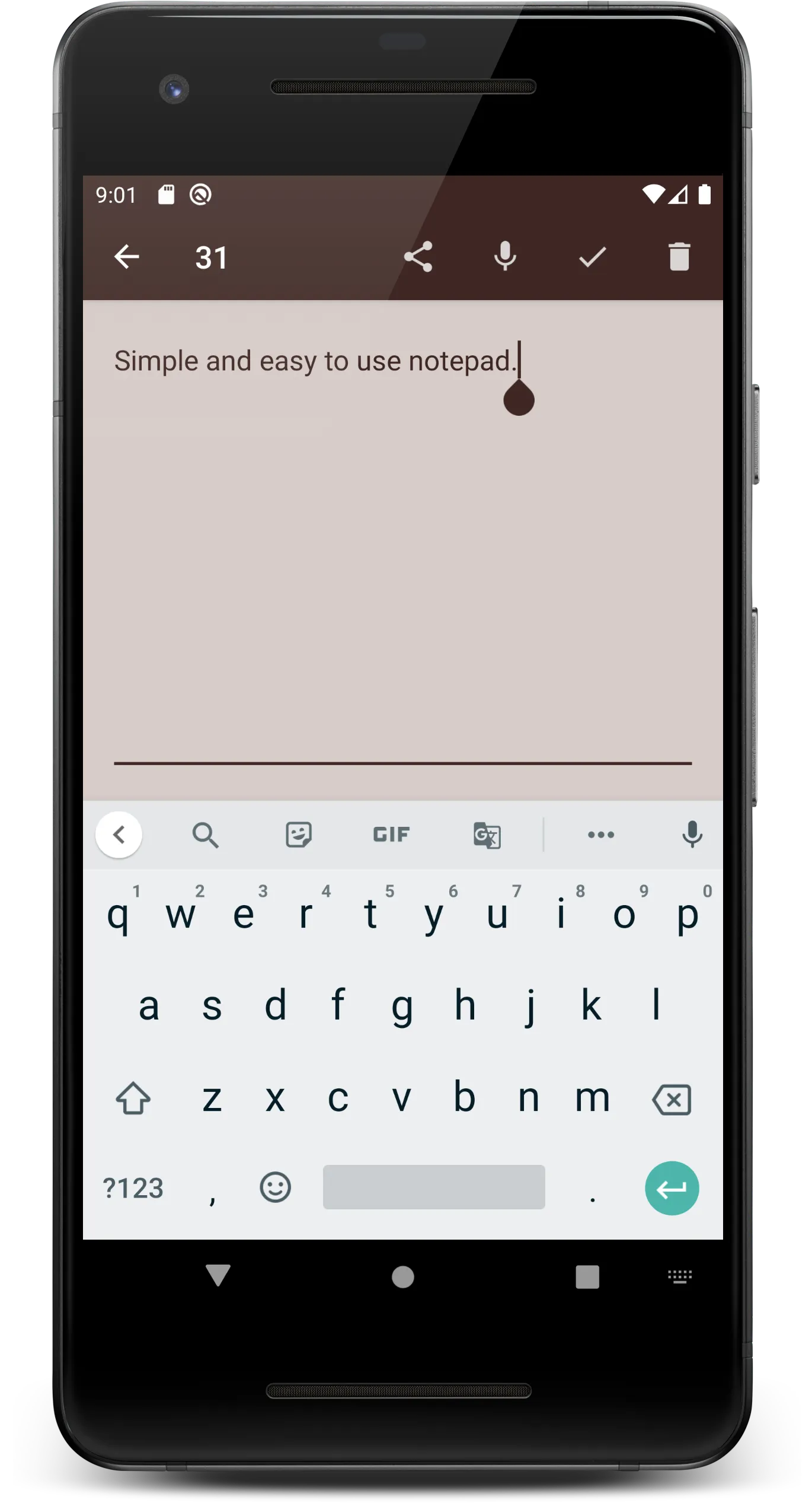 Simple & Stylish Note Pad | Indus Appstore | Screenshot