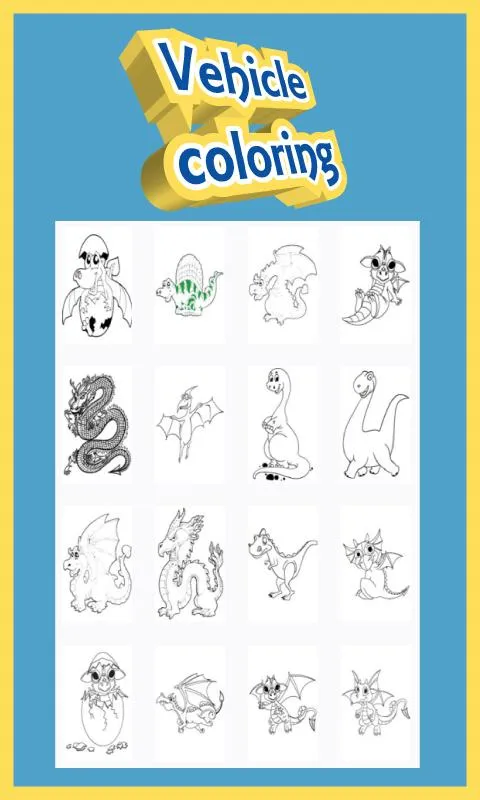 Dinosaur Coloring Pages | Indus Appstore | Screenshot