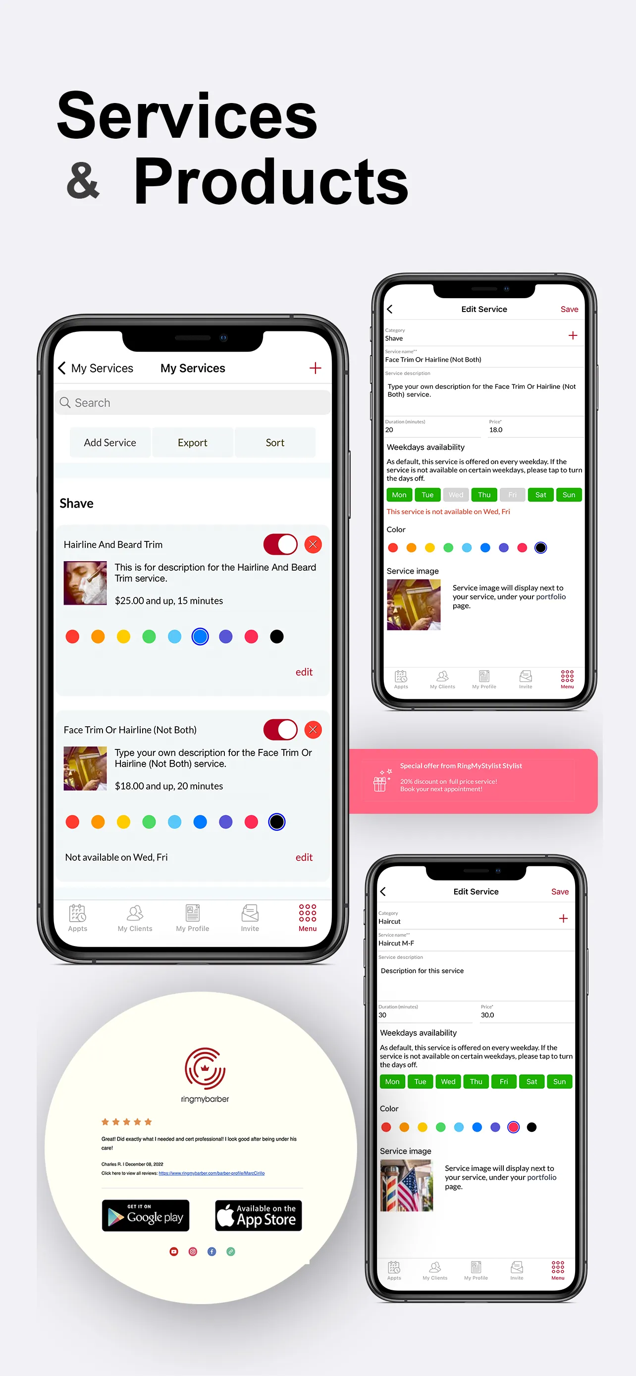 Ring My Barber: Booking App | Indus Appstore | Screenshot