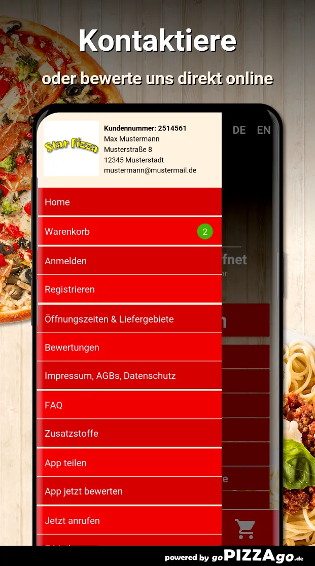 Star Pizza Heimservice Teisnac | Indus Appstore | Screenshot