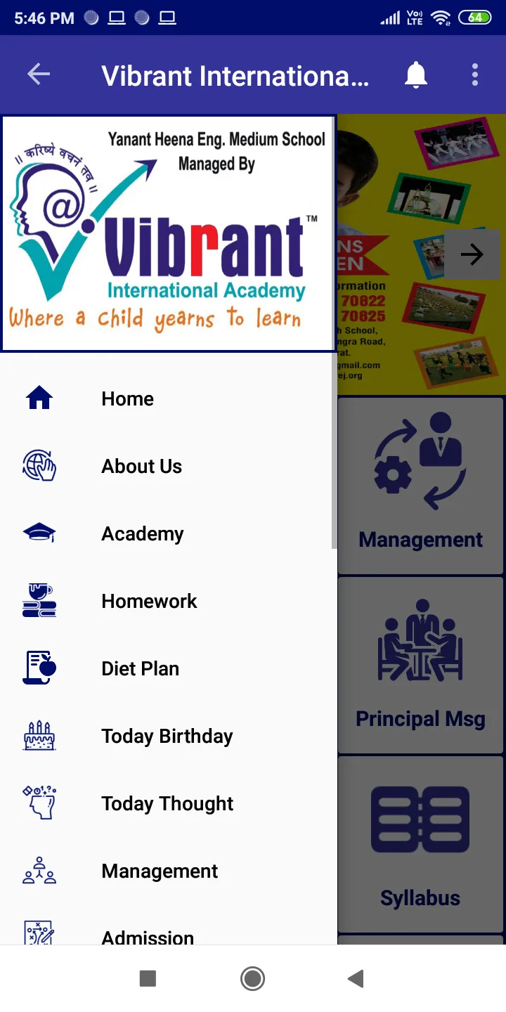 VIBRANT INTERNATIONAL ACADEMY | Indus Appstore | Screenshot