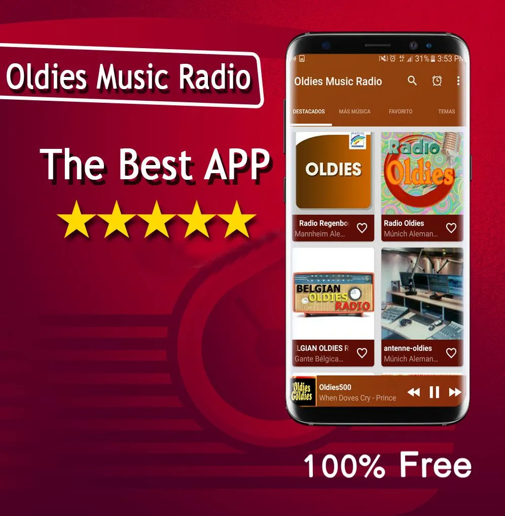 50s 60s 70s Oldies Music Radio | Indus Appstore | Screenshot