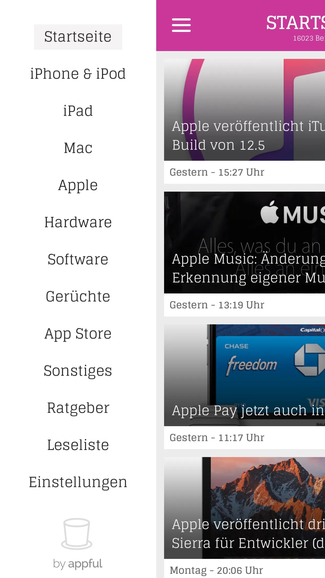 Apfelnews Magazin | Indus Appstore | Screenshot