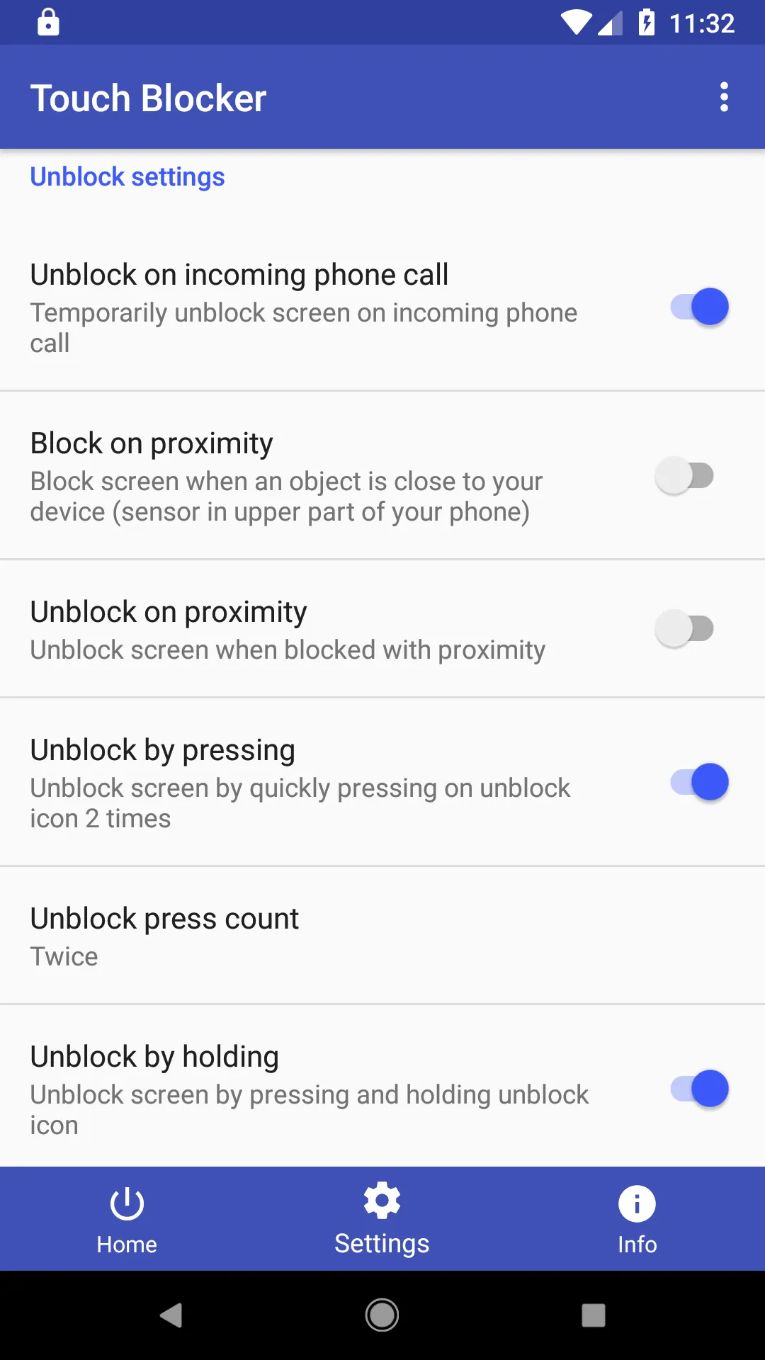 Touch Blocker - Block touches | Indus Appstore | Screenshot