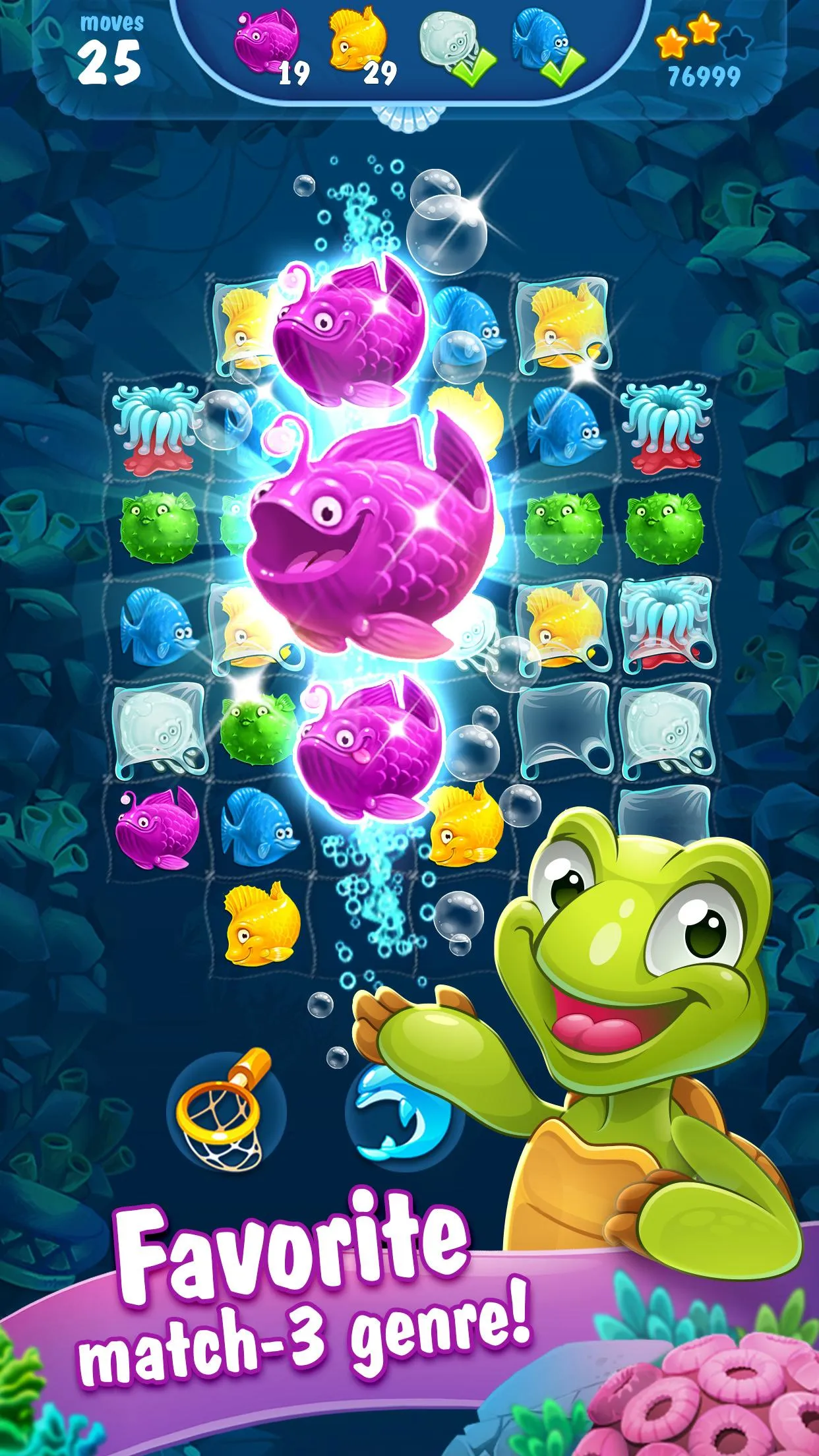 Mermaid - treasure match-3 | Indus Appstore | Screenshot