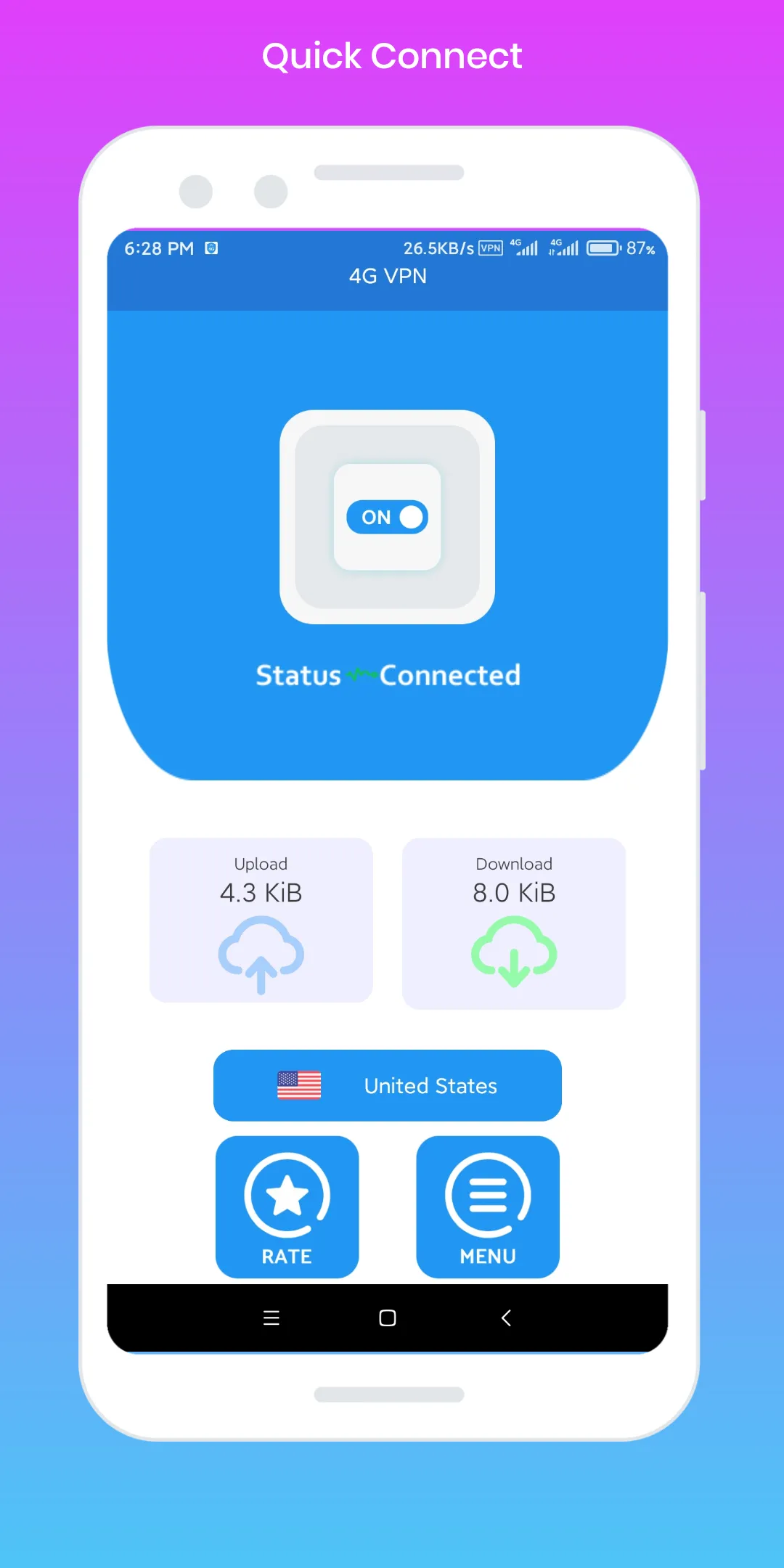 4G VPN Speed | Indus Appstore | Screenshot