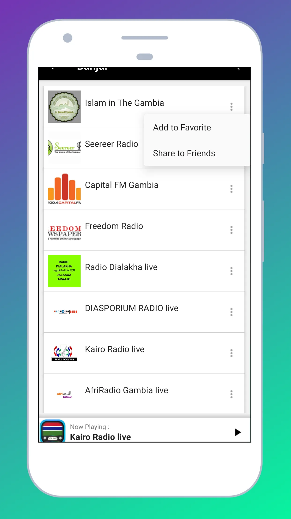 Radio Gambia + Radio Gambia FM | Indus Appstore | Screenshot