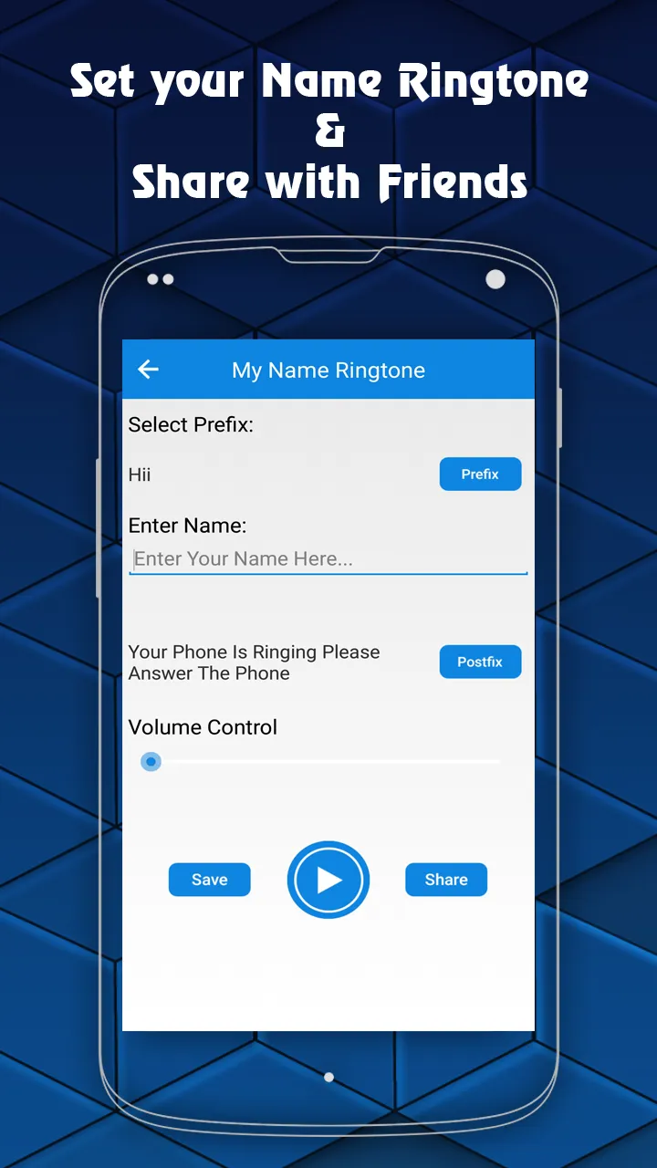 Name Ringtone Maker | Indus Appstore | Screenshot