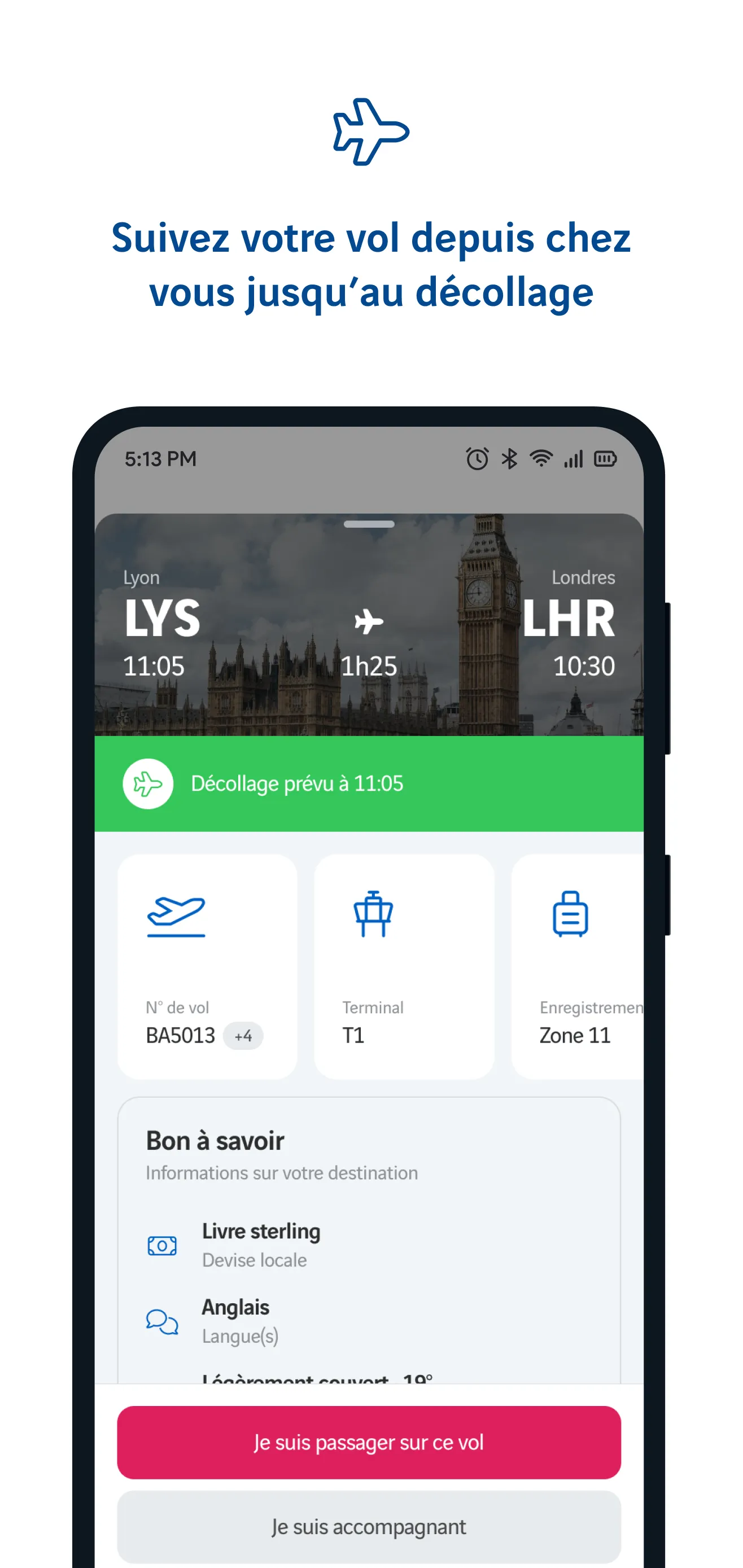 Lyon Aéroport | Indus Appstore | Screenshot