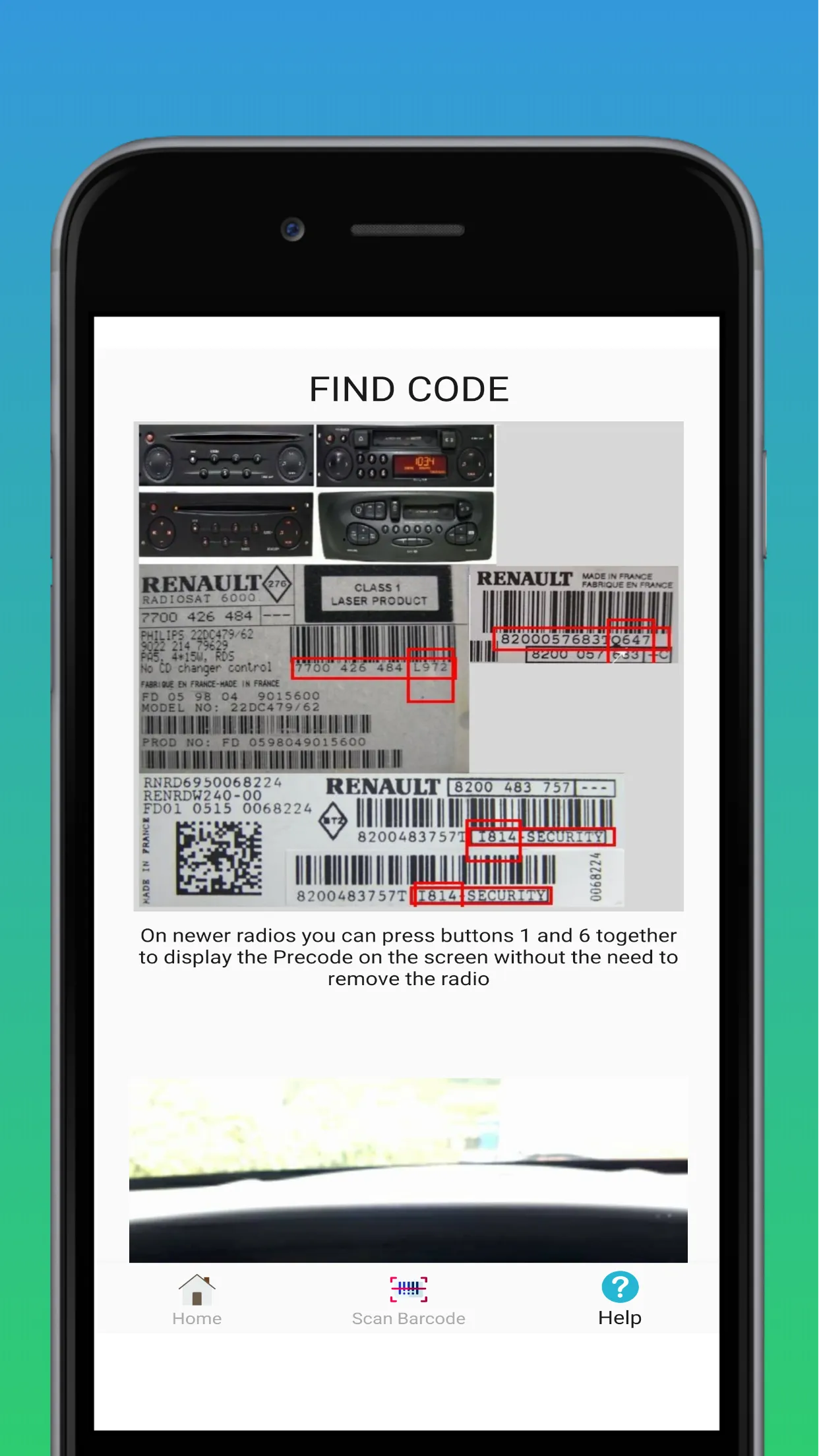 Renault Radio Code Generator | Indus Appstore | Screenshot