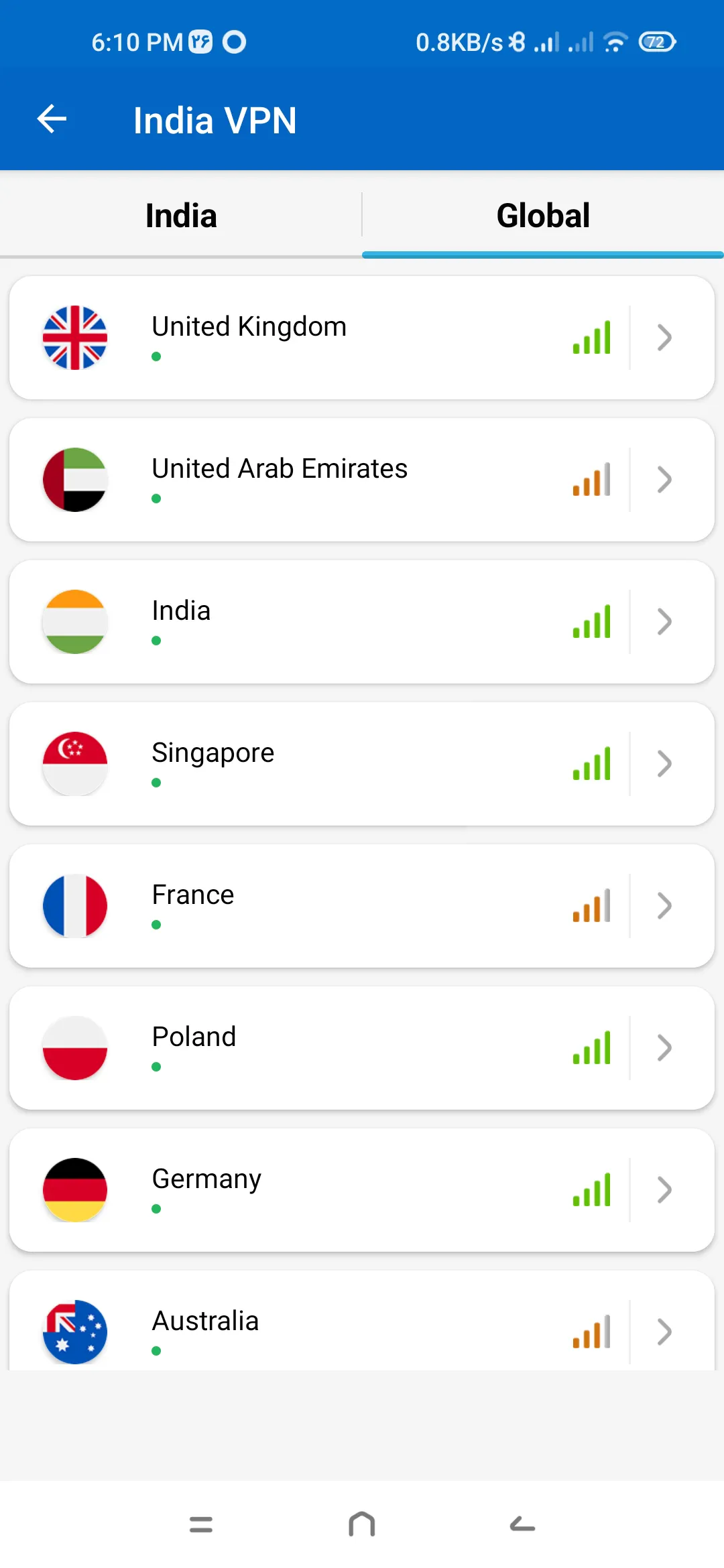 India VPN - Fast & Secure | Indus Appstore | Screenshot