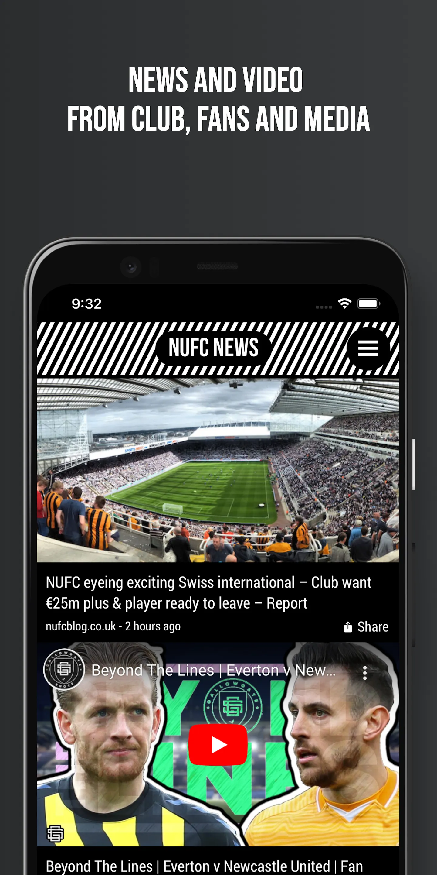 NUFC News - Fan App | Indus Appstore | Screenshot