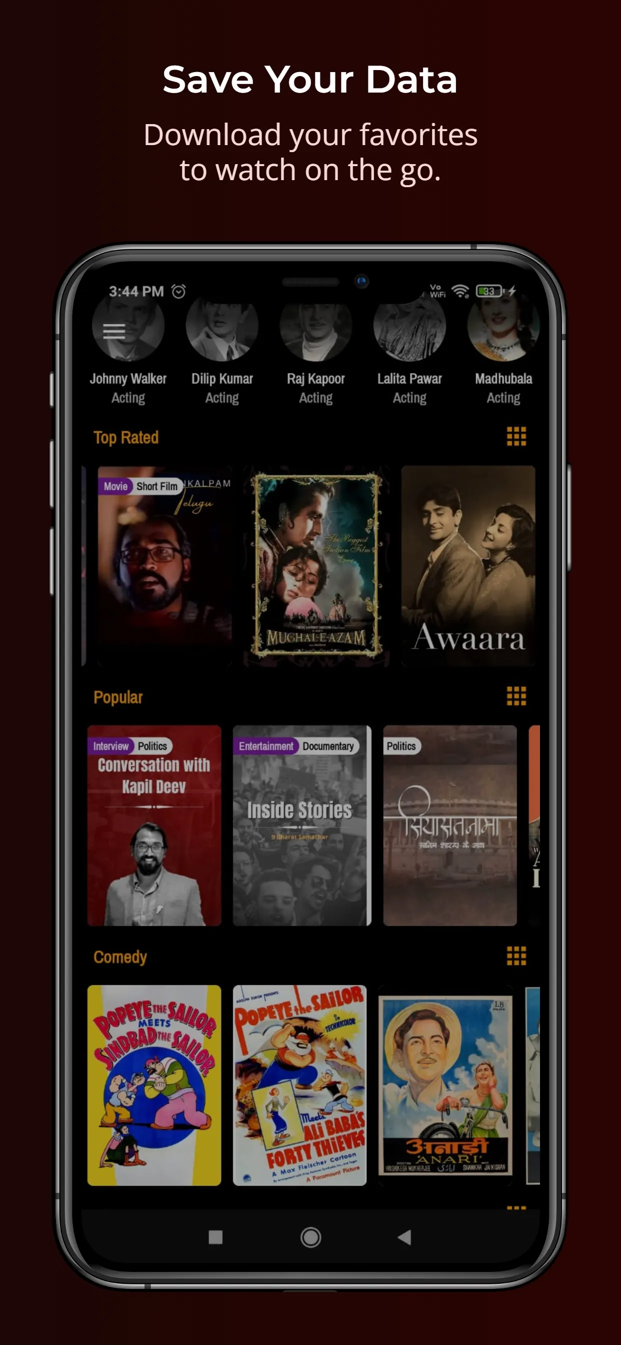 Switch plus | Live TV & Movies | Indus Appstore | Screenshot