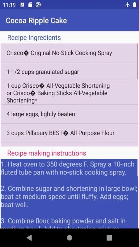 Cook chocolate cake | Indus Appstore | Screenshot