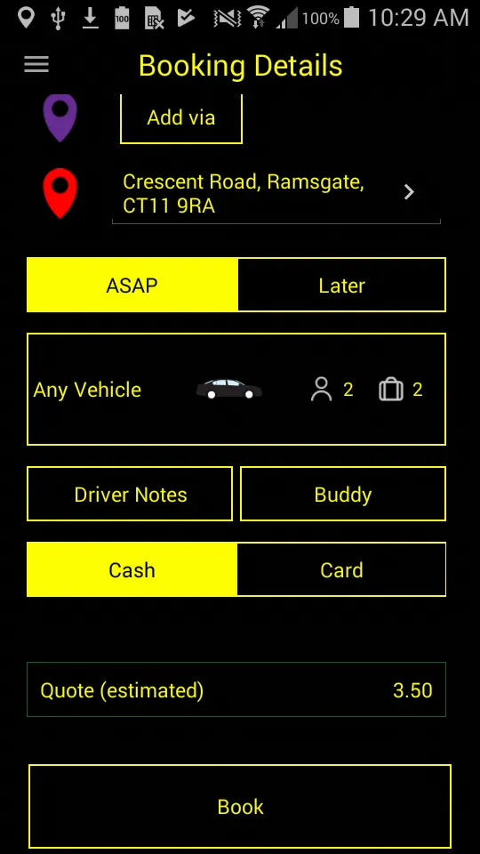 United Taxis Thanet | Indus Appstore | Screenshot