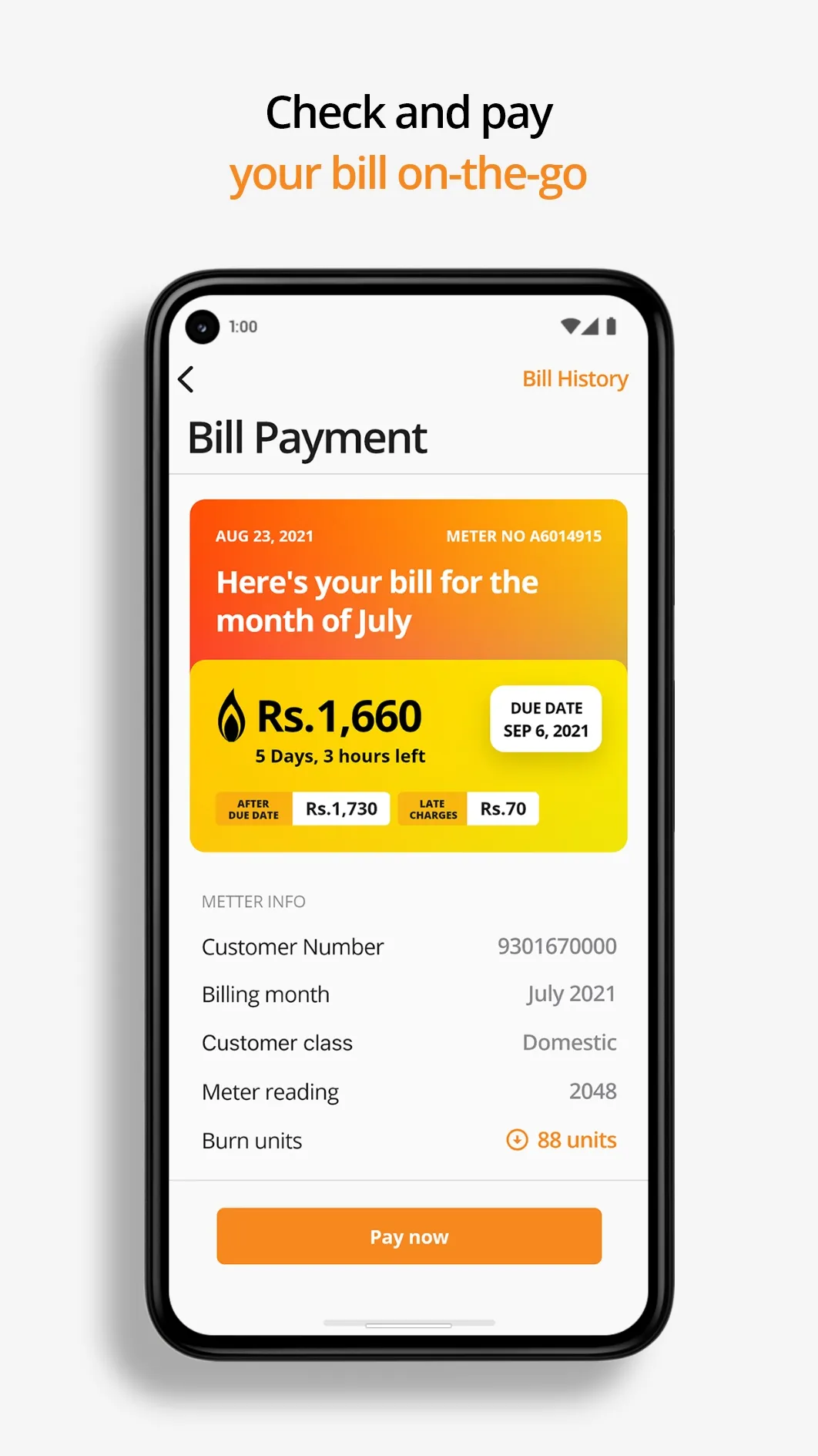 SSGC Customer Connect | Indus Appstore | Screenshot