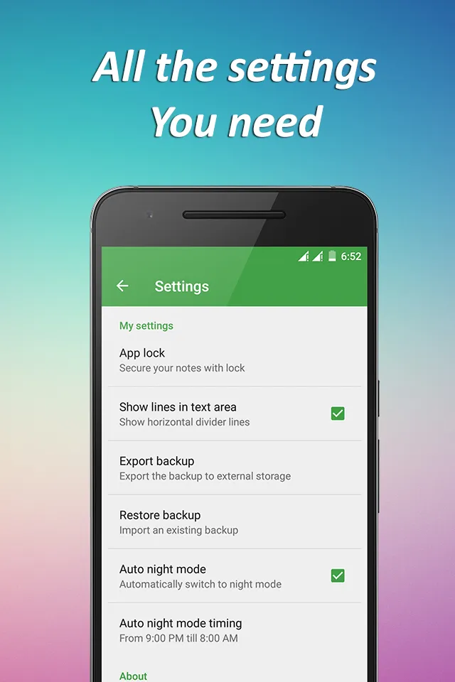 Notepad - With Lock, Backup | Indus Appstore | Screenshot