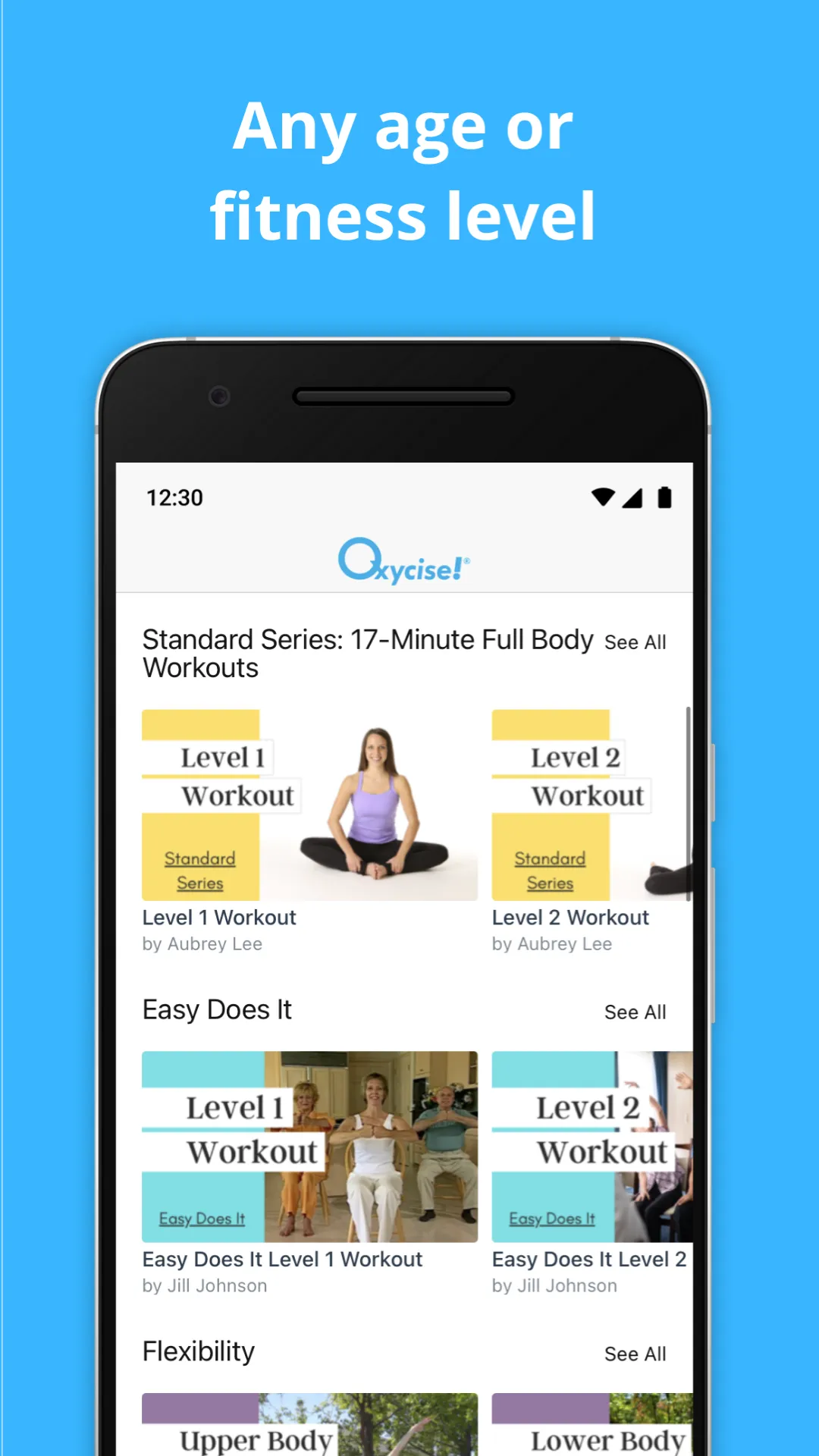 Oxycise! Zero-Impact Fitness | Indus Appstore | Screenshot