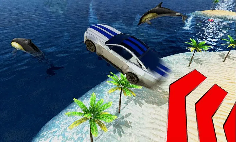 Beach Water Surfer Car Stunt | Indus Appstore | Screenshot