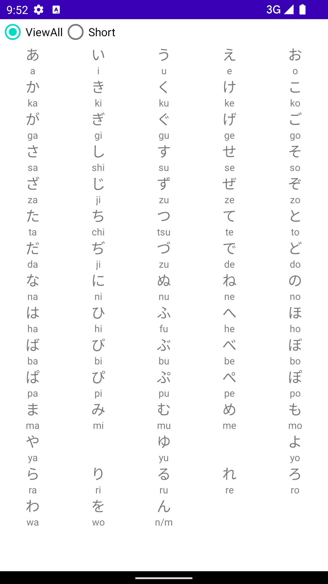 Alphabets Japanese | Indus Appstore | Screenshot